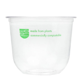 Vegware 96-serie Composteerbare Ronde Bakjes 355ml (1000 Stuks)