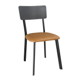 Bolero Metaal & Polyurethaan Vintage Stoelen Desert (4 Stuks)