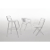 Bolero stapelbare aluminium stoelen (4 stuks)