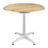 Bolero Ronde Tafel Met Essenhouten Blad 80cm