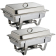 SPECIALE AANBIEDING 2x Olympia Milan Chafing Dish met 72-pak Olympia brandpasta gel