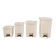 Rubbermaid pedaalemmer beige 68L