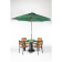 Bolero ronde parasol groen 3 meter