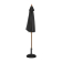 Bolero ronde parasol zwart 3m