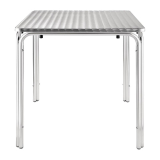 Bolero Stapelbare Vierkante Rvs Tafel 70cm