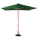 Bolero vierkante groene parasol 2,5 meter