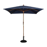 Bolero Vierkante Donkerblauwe Parasol 2,5 Meter