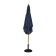 Bolero vierkante donkerblauwe parasol 2,5 meter