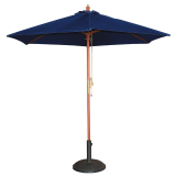 Bolero Ronde Donkerblauwe Parasol 3 Meter