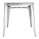 Bolero Bistro gegalvaniseerd stalen tafel vierkant 668mm