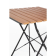 Bolero vierkante imitatiehouten tafel 60cm