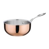 Vogue Triwall Koperen Inductie Sauteuse Conisch 20cm