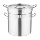 Vogue Aluminium Pan Met au Bain Marie Inzet 10l