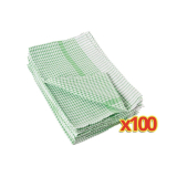Bulkvoordeel X100 Wonderdry Theedoeken Groen (100 Stuks)