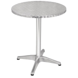 Bolero Bistro Ronde Rvs Tafel 60cm Grijs