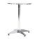 Bolero Bistro ronde RVS tafel 60cm grijs