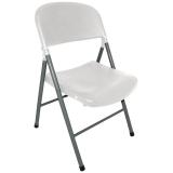 Bolero Opklapbare Stoelen Wit (2 Stuks)