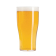 BBP genucleëerde polycarbonaat bierglazen pint/570ml CE-markering (48 stuks)