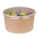 Fiesta Compostable ronde kraft saladeschaal 1L (300 stuks)