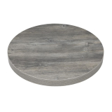 Bolero Rond Melamine Tafelblad Essenhout Effect Voorgeboord 60cm