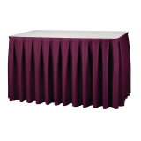 Tafelrok Boxpleat Bordeaux