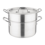 Vogue Aluminium Pan Met au Bain Marie Inzet 4L