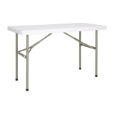 Bolero Rechthoekige Inklapbare Tafel 122cm Wit