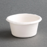 Fiesta Compostable Bagasse Sausbakjes 59ml (1000 Stuks)