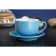 Olympia Cafe cappuccinokoppen blauw 34cl (12 stuks)