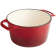 Vogue ronde inductie braadpan rood 3,2L