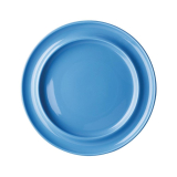 Olympia Heritage Bord Met Verhoogde Rand 253mm Blauw (4 Stuks)