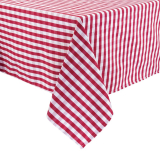 Mitre Comfort Gingham Tafelkleed Rood-wit 178x178cm