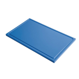 Gastro M Gn1/1 Hdpe Snijplank Met Sapgeul Blauw