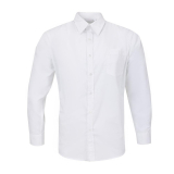 Uniform Works Unisex Overhemd Lange Mouw Wit L