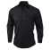 Uniform Works unisex overhemd lange mouw zwart L