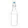 Olympia glazen waterflessen 1L (6 stuks)