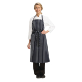 Chef Works Premium Geweven Schort Blauw-wit Gestreept