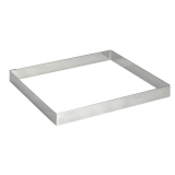 De Buyer Vierkante Vorm Rvs 20x2cm