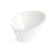 Olympia Whiteware ovale hellende kommen 13,3x15,4cm (4 stuks)