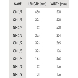 Vogue Polypropyleen Gn1/9 Bak Met Deksel 10cm (4 Stuks)