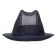 Trilby hoed met haarnetje blauw L