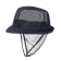 Trilby hoed met haarnetje blauw L