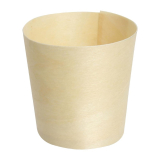 Fiesta Compostable Biologisch Afbreekbare Houten Dipschaaltjes 38ml 4cm (100 Stuks)