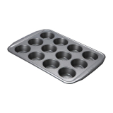 Circulon Carbonstalen Anti-kleef Bakvorm Voor 12 Muffins 39,5 x 28cm