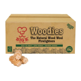 Big K Woodies Natuurlijk Houtwol Aanmaakkrullen 2kg