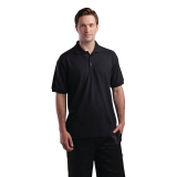 Unisex Poloshirt Zwart L