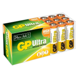 GP Ultra Alkalinebatterijen AA (24 Stuks)