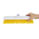 Jantex Hygiene zachte bezem 30cm geel