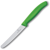 Victorinox Gekarteld Tomatenmes Groen 11cm