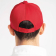 Whites baseball cap rood